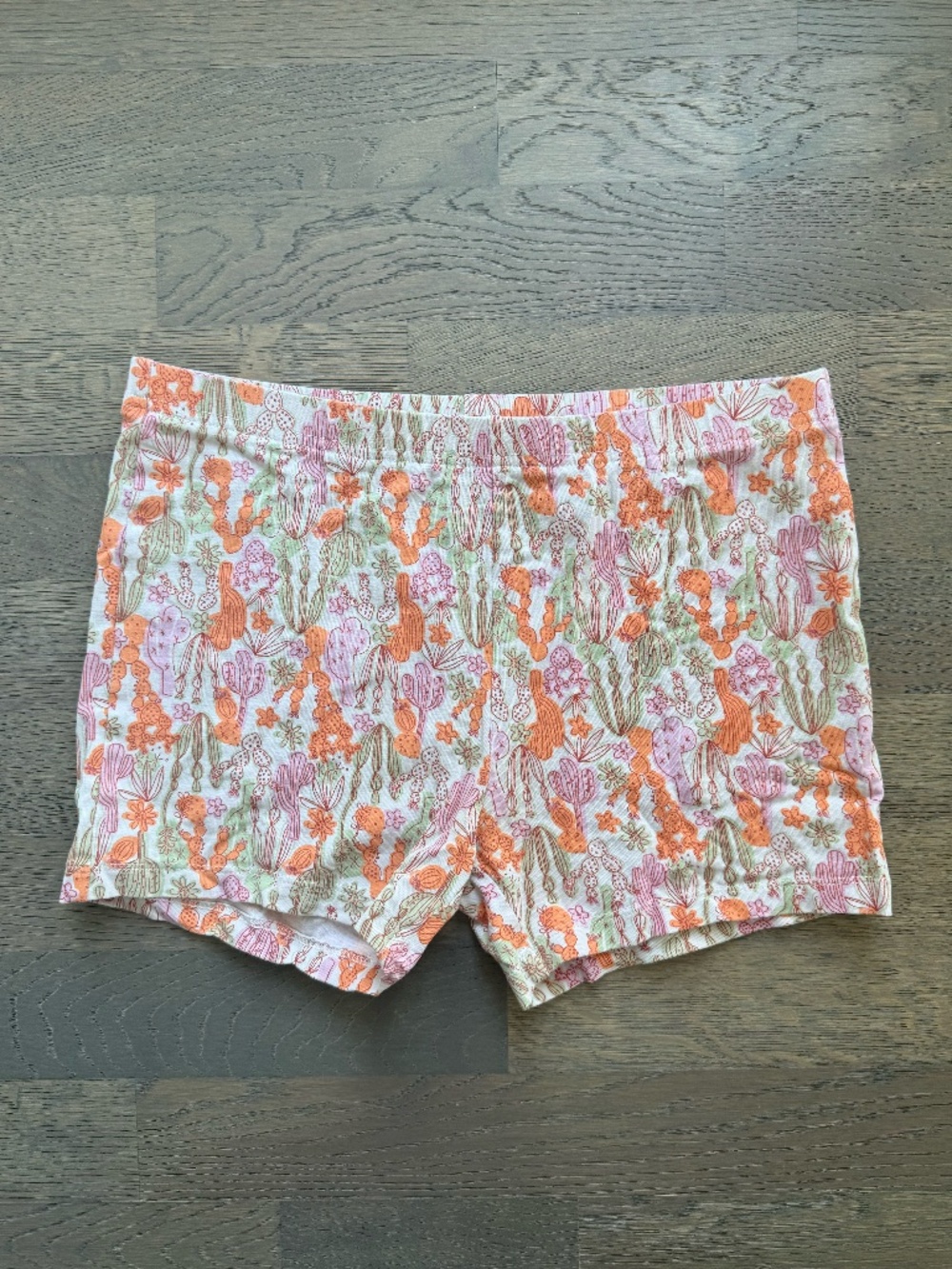 Cute Cactus Floral Biker Shorts Kids XL Fits Women’s XS/S 3” Inseam Summer Short